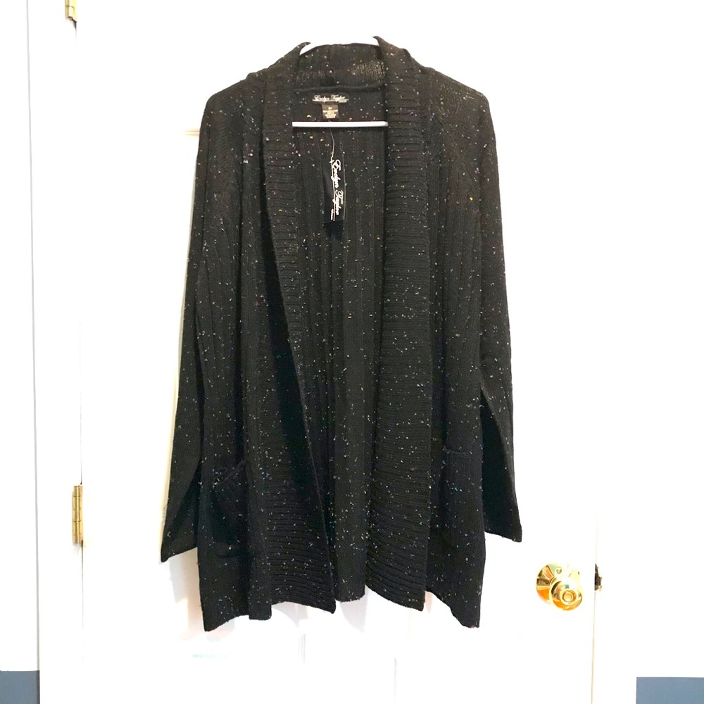 Evelyn Taylor Long Funfetti Cardigan